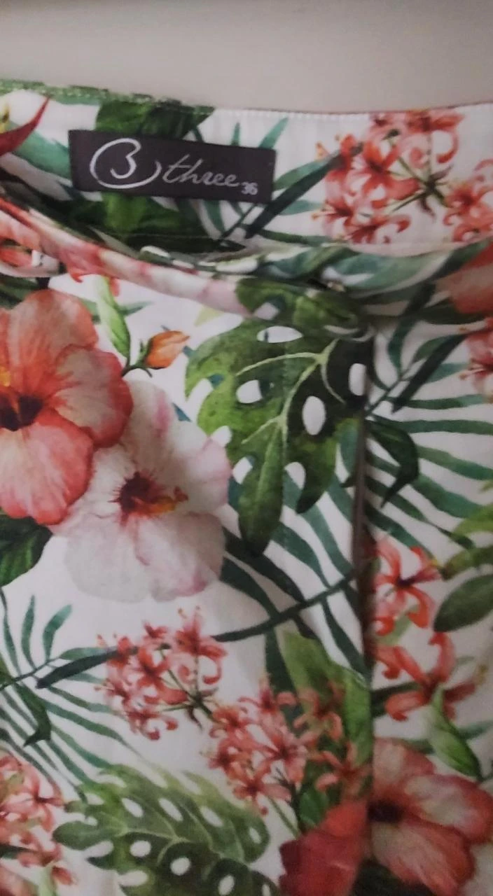 Pantalón de verano con estampado floral - Talla 36 (S) – photo 3